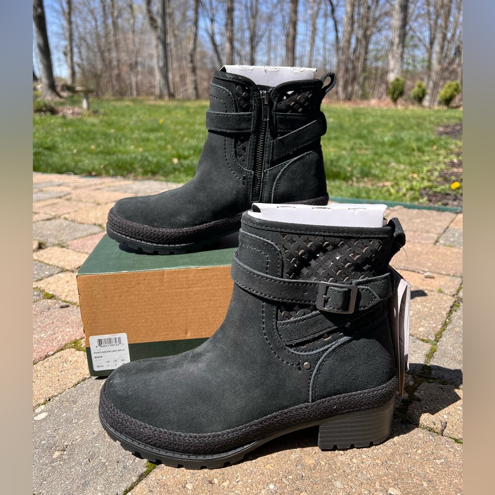 Women's Black Liberty Ankle Suede Casual Outdoor Muck Boots